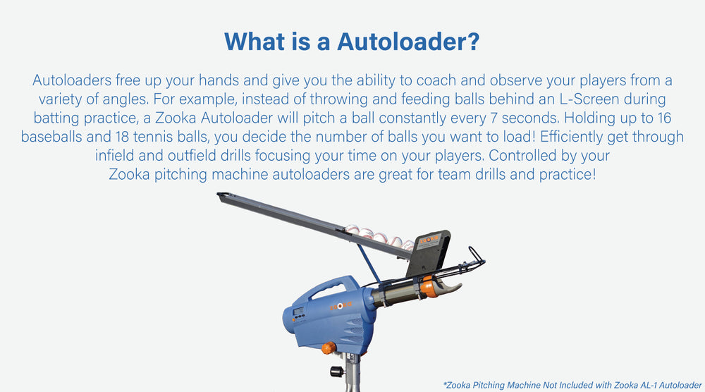 Fast Draw Autolaoder Pitching Machines AL Autoloader | Solo Pitching Practice - Zooka