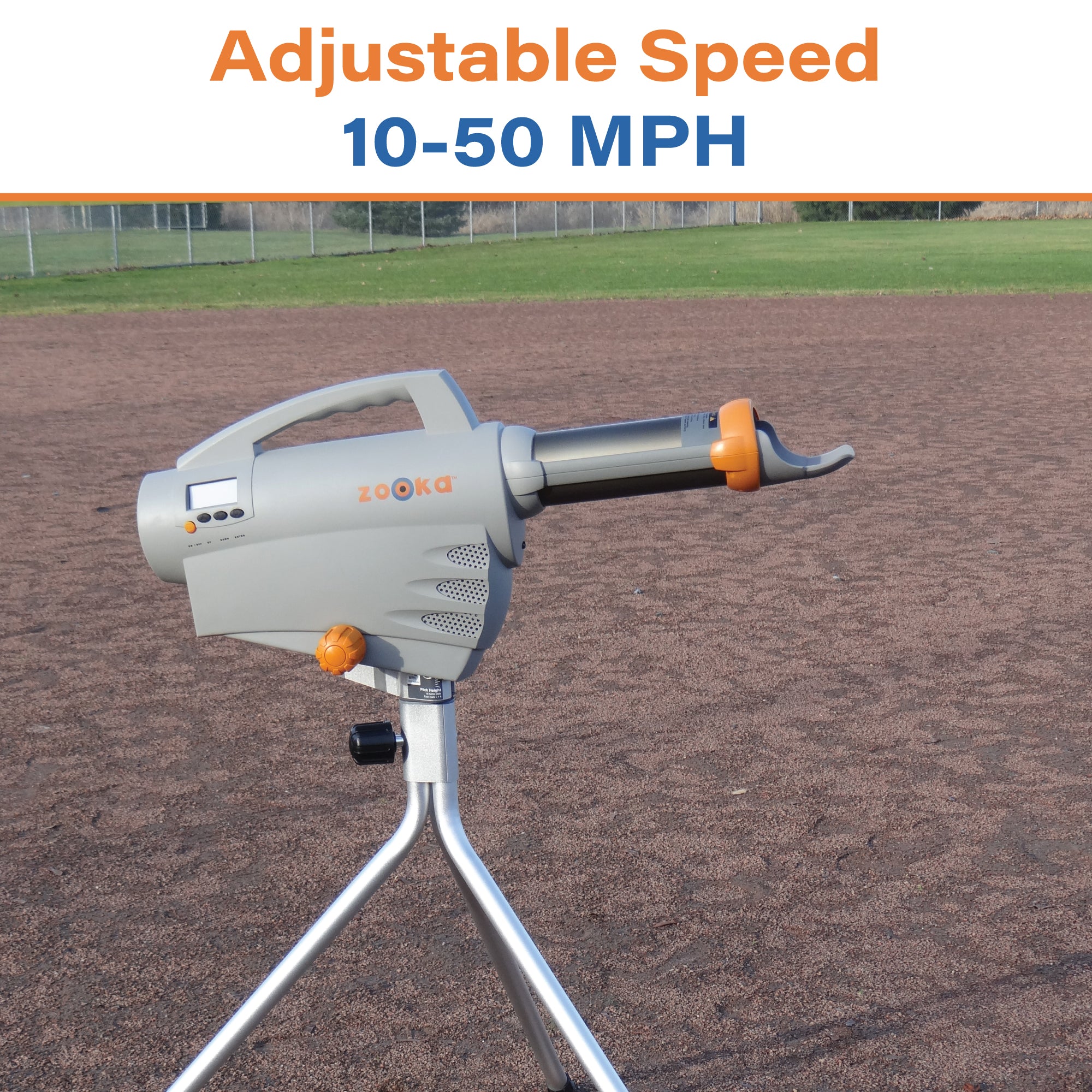 Zooka Pitching Machine Tall Tripod Portable ZS720