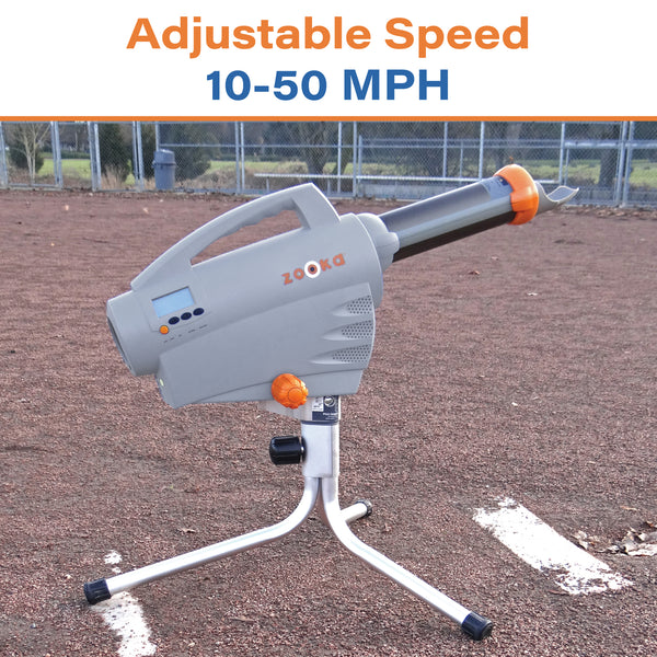 Zooka ZS720 Pitching Machine with Short Tripod