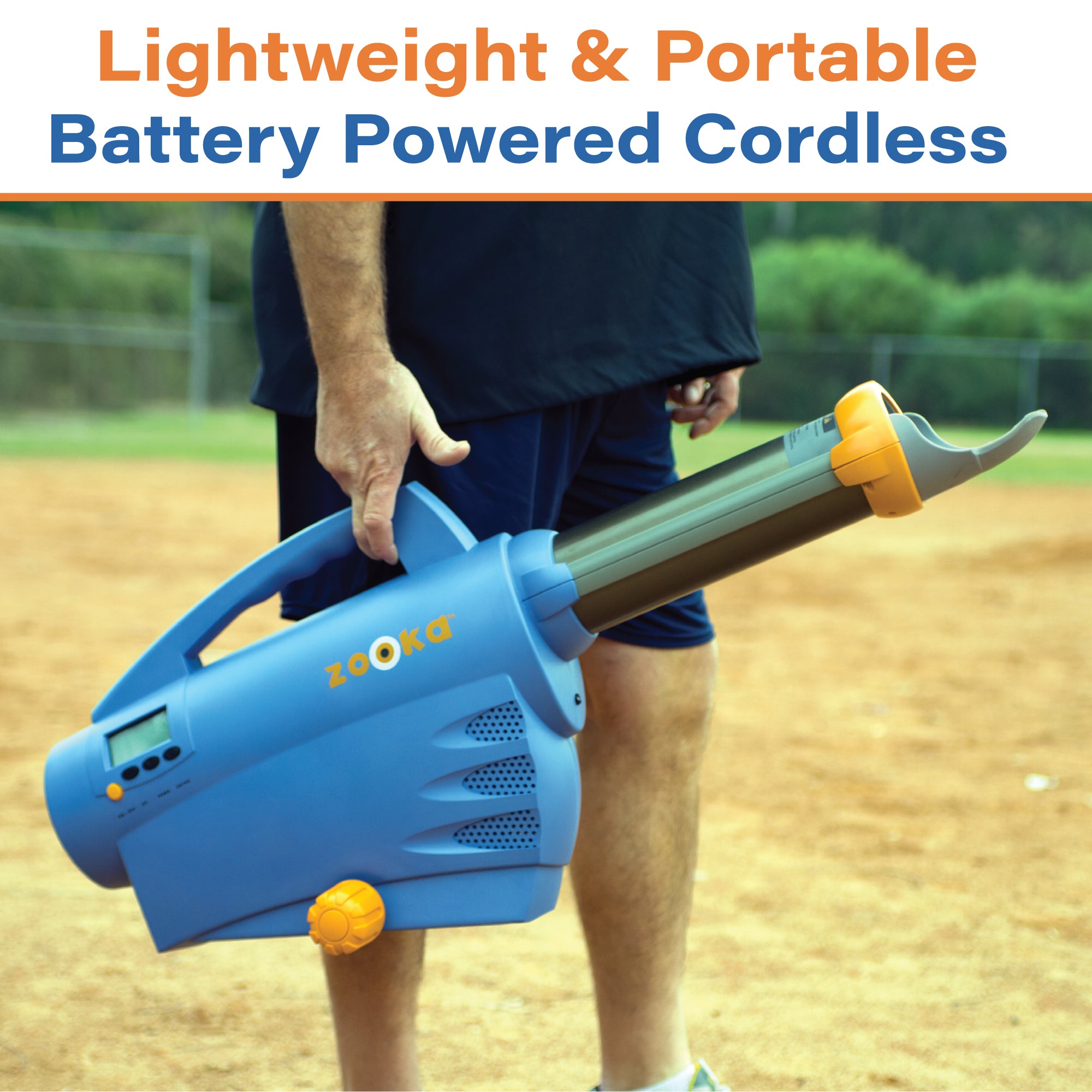 Zooka Zooka Pitching Machine Tall Tripod Battery Powered | ZS740