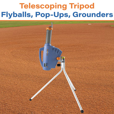 Zooka Pitching Machine Tall Tripod Battery Powered | ZS740