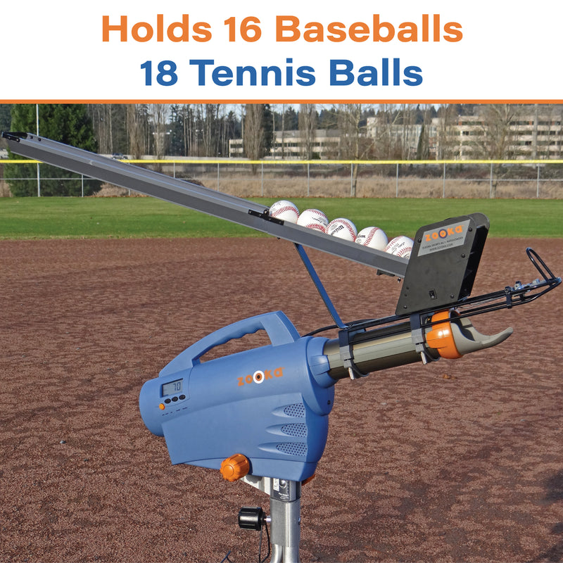 Zooka AL1 Autoloader Attachment Solo Pitching Machine Autoloader Feeder