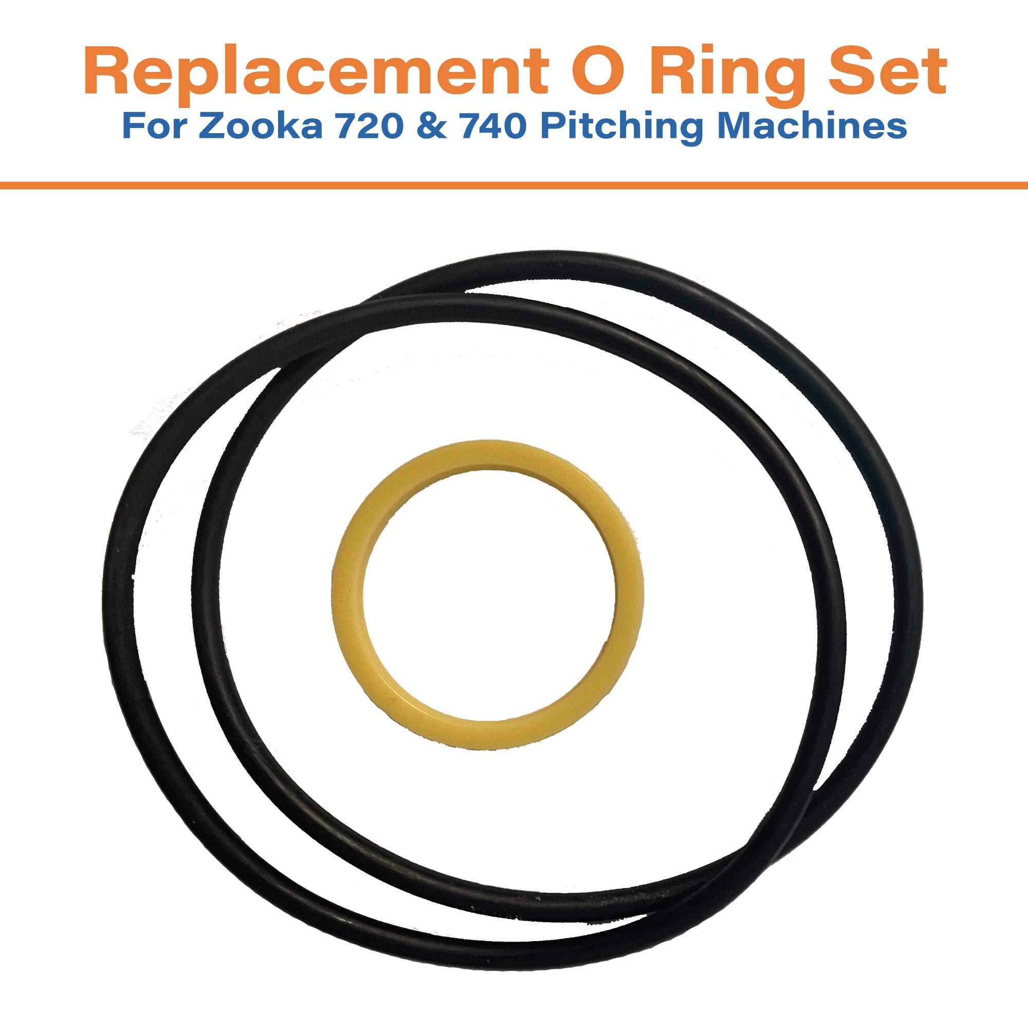 Zooka Pitching Machine O-Ring Replacement Accessory